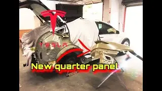 REBUILDING A WRECKED NEW TESLA MODEL X PART 2