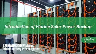 Enershare succeeded in creating a 1.29MWH marine lithium battery project!