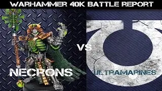New Necrons vs Ultramarines Warhammer 40K Battle Report - Jay Knight BatRep 41 Part 1/2