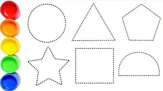 How to Draw 2D Shapes | Easy Shapes Drawing for Kids & Beginners