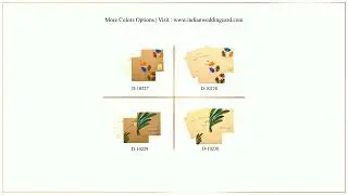 D-10230, Cream Color, Designer Multifaith Invitations, Wedding Invitation, Wedding Card.