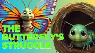 The Butterfly's Struggle: Overcoming Challenges | Motivational Kids' Story [Rayan kids tv]