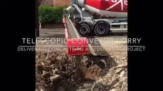 Residential Housing Foundations - Conveyor Lorry