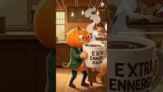 &ldquo;Pumpkin&rsquo;s Coffee Chaos ☕😂 | Funny Cartoon Short&rdquo;#CartoonShorts#FunnyAnimation#AnimationShort#fyp