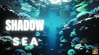 🌊 Shadow Sea | Where Darkness Glows Beneath Waves 4K
