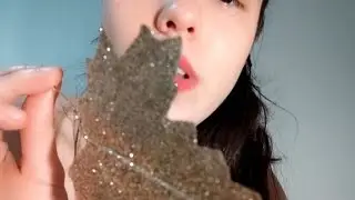 ASMR sensitive ear cleansing RUBBER GLOVES