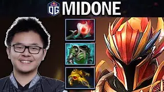 OG.MIDONE DRAGON KNIGHT IN A PRO MATCH - DOTA 2 7.26 GAMEPLAY