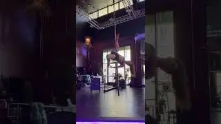 Flying pole Allegra #poledancenation #poledance #polefitness