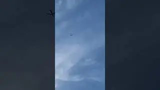 Atlas Air 747-400 BWI-RMS  planes flying over our house