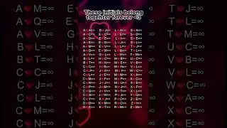 These initials belong together forever #crush #foryou #initials #love #sign #tiktok