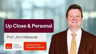 Prof. J&ouml;rn Meissner &ndash; Up Close & Personal