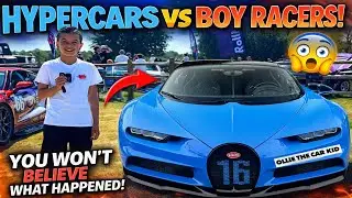 1500BHP Bugatti Chiron 🤯 vs Flame Shooting Ford Fiesta 🔥