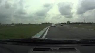 Alfa Romeo 156 1.8 TS SW chasing a Porsche 911 Carrera S & a Maserati 4200 Cambiocorsa
