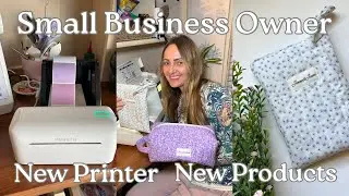 Small Business Owner - New printer - Market Prep #smallbusiness #smallbusinessideas #craftideas