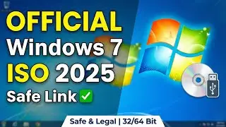 Windows 7 ISO File Download (Official & Safe) | 2025 Full Guide | 32-Bit & 64-Bit tamil