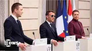FULL MEETING: Macron Hosts Denmark & Greenland Leaders at Élysée Palace | Arctic Security | AC15