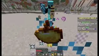 Minecraft Bedrock mobile player plays hoplite duels on Java for the first time