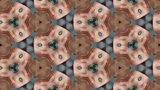 Doll Face With Blue Eyes Free Kaleidoscope Loops