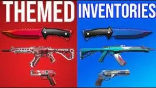 Valorant Color Themed Inventory - Blue