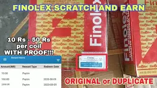 Finolex wire sctrach,scan and earn | Find Finolex wire ORIGINAL or DUPLICATE