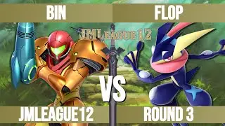 Bin (Samus) vs Flop (Greninja) - JMLeague12 Round 3