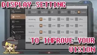 [Guider of Dawn] Display Setting to Improve Your Vision - No Third Party App | LIFEAFTER