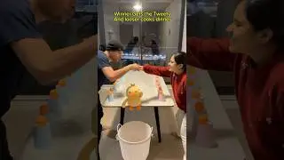 She&rsquo;s pregnant and still full of fun and energy!! Unexpected twist!! #couplesgame #indoorgames