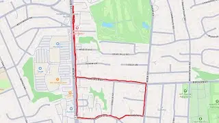 2025-11-23 Walk - Stoneham, MA - Main St, Collincote St, Cowdrey St, High St, & Broadway