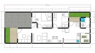 6x16 ruang tengah luas, mushola dibelakang