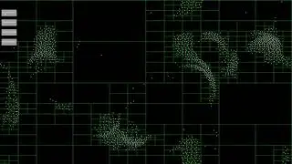 Boids algorithm with collision grid. [ C++ / collision based on QuadTree ]