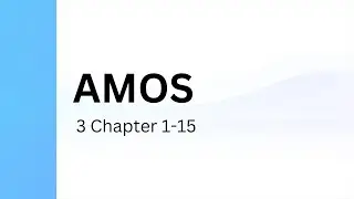 Amos Chapter 3 | Holy Bible - Indian Sign Language Version (ISLV)