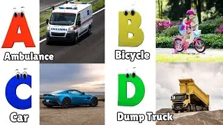 Vehicles Alphabet Song for kids | Vehicle ABC Song | Phonics for Kids | Alphabet Letters, Baby