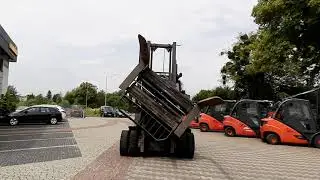 Obrotnica 360, pozycjoner wideł Linde H80