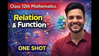 Relation & Function I  One Shot 🔥 | Class 12 Maths Chapter 1 I BY JIGAR BHATT