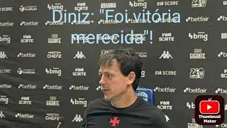 #DespertaVasca&iacute;no Diniz analisa a vit&oacute;ria sobre o Fluminense  