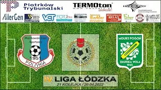 PKS Polonia Piotrków Trybunalski - MGUKS Pogoń Zduńska Wola 20.04.2022