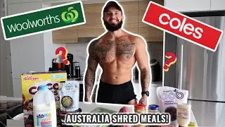 AUSTRALIAN SHRED MEALS | WHAT I EAT IN A DAY TO LOSE BODY-FAT!! **2600 CALORIES**