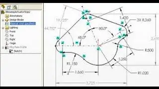Учебное пособие по Solidworks &mdash; Полное определение эскиза в SolidWorks