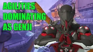AGILITIES GENJI DOMINATING GAMEPLAY - GRAND MASTER OVERWATCH SEASON 29