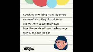 2022 Language Learning Tip #2 - Comprehensible Output