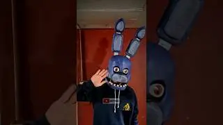 HICE la  MÁSCARA de BONNIE FIVE NIGHTS AT FREDDY'S😍 #fnaf  #fivenightsatfreddys #fnafmovie