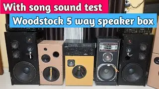 sound test with song ! #Woodstock #amplifier #soundbar #equalizer #crossover #speaker #woofer #sony