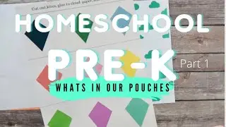 Homeschool Pre-K Pouches | What Worksheets We Use