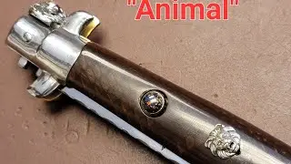 Итальянский нож-раскладушка 13 дюймов &mdash; Wright Bladeworks &mdash; &laquo;Животное&raquo; &mdash; NFS