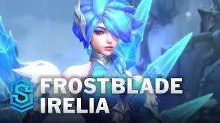 Frostblade Irelia Wild Rift Skin Spotlight