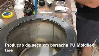 Fazendo peças em borracha PU