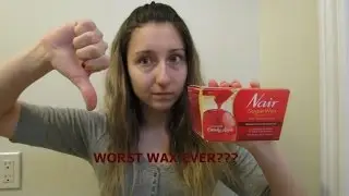 Nair Candy Apple Sugar Wax Review!!!!!