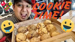MUKBANG | Eating Show: BIG Cookies from Brady's Bakery in Los Angeles, California!