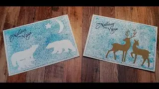test Air spray de chez Action et Joyeux no&euml;l #action, #carte, #scrapbooking