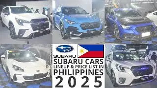 Subaru Cars Lineup & Price List in Philippines 2025 | Crosstrek, BRZ, WRX & More